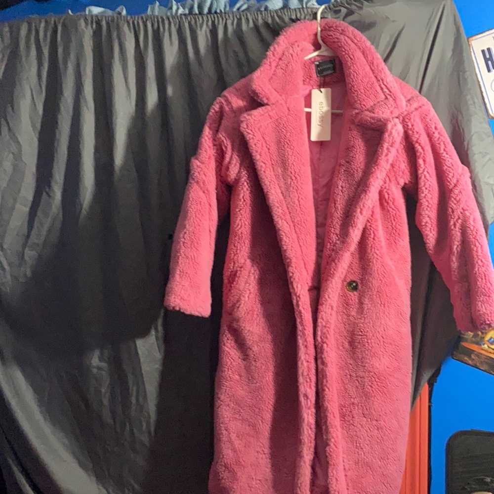 Coat/jacket- NWT - Long mauve/pink size small